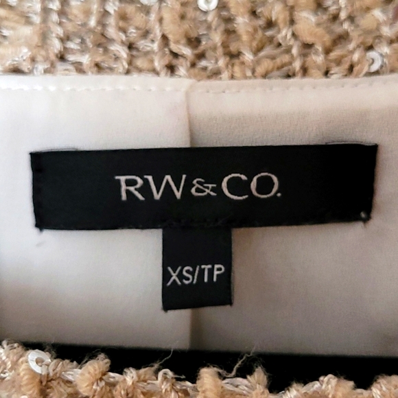 RE & CO xs Gold Sweater - Picture 2 of 7